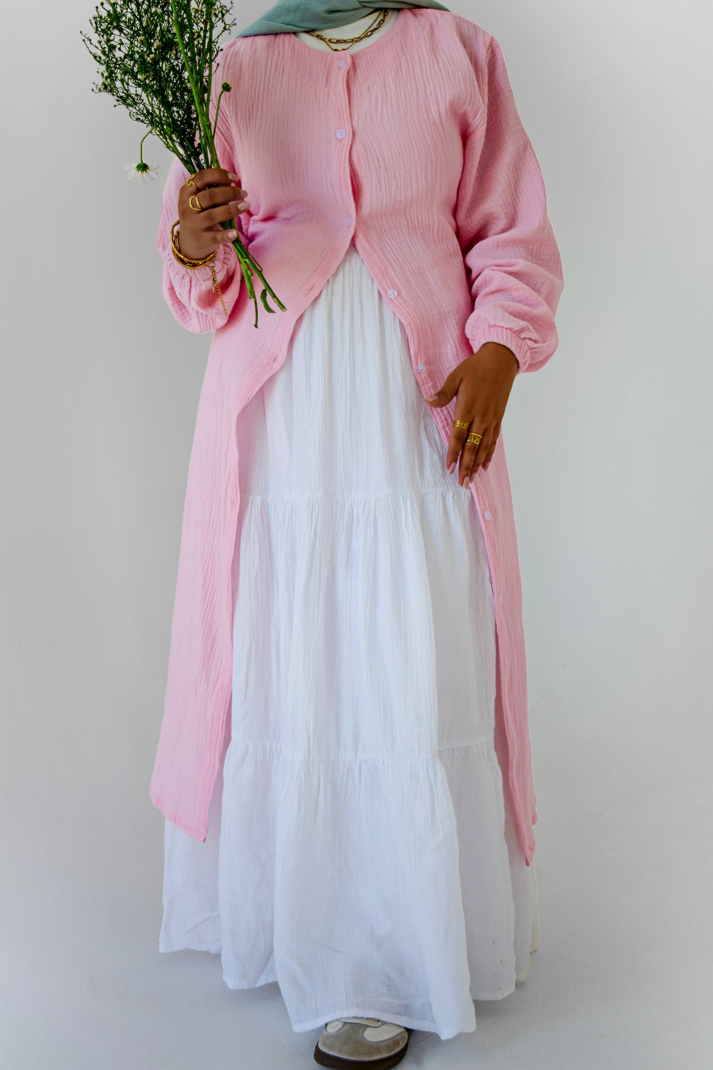 White Serene Skirt with it's lining