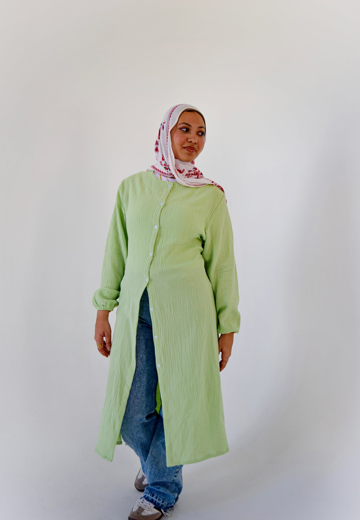 Mint Maxi Blouse