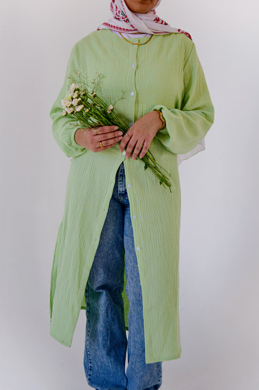 Mint Maxi Blouse